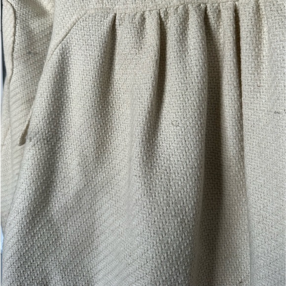 Vintage Billabong Cream Wool Coat - Size Medium - Picture 10 of 10